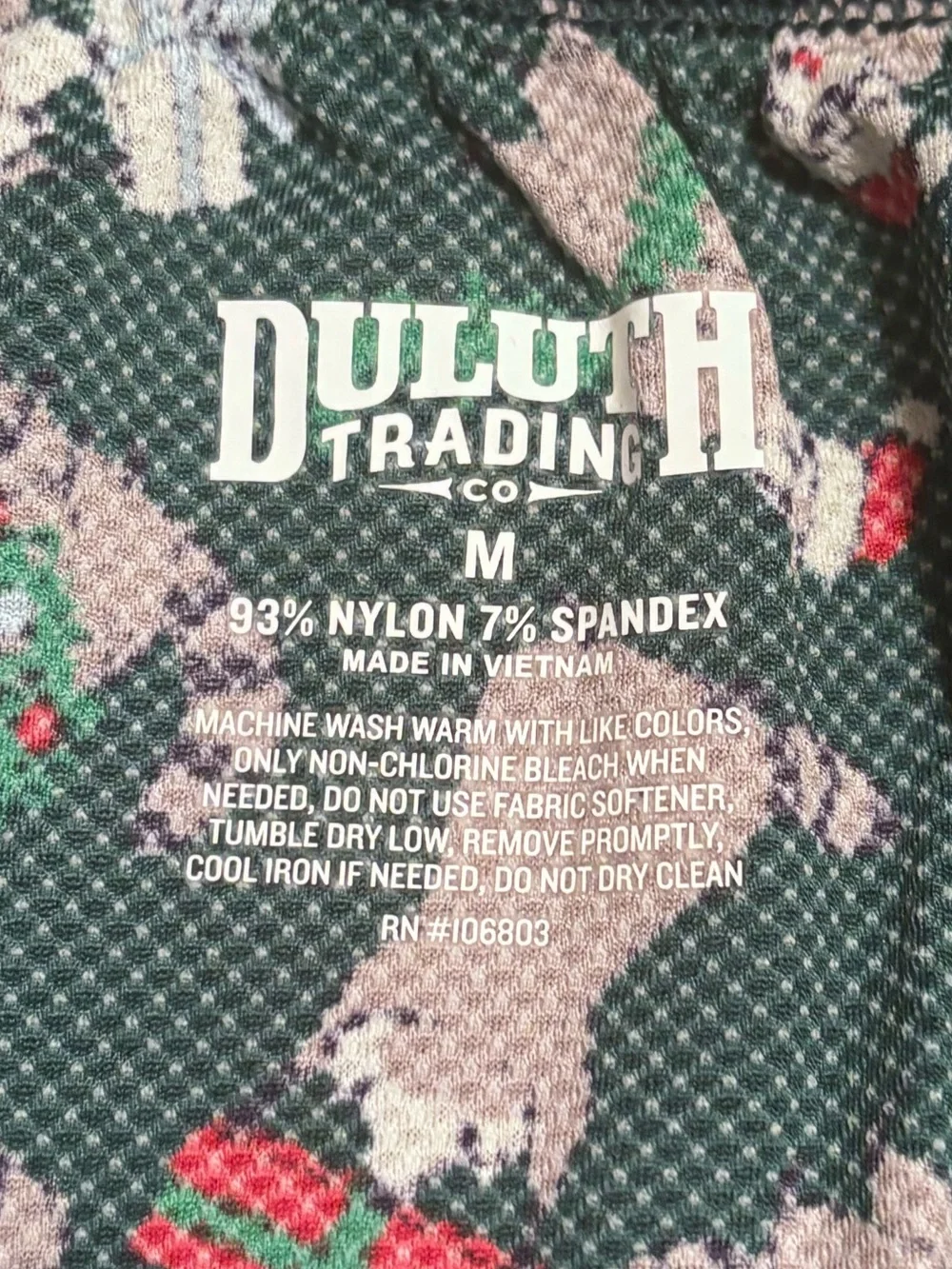 Duluth Trading Co. Buck Naked Bullpen Boxer Briefs Holiday Raccoon Size Medium